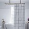 Modern Geometric Water Resistant Polyester Shower Curtain 72 x 72